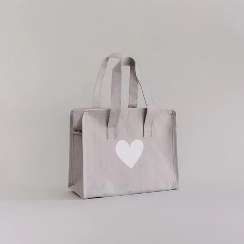 Kühltasche klein grau Herz