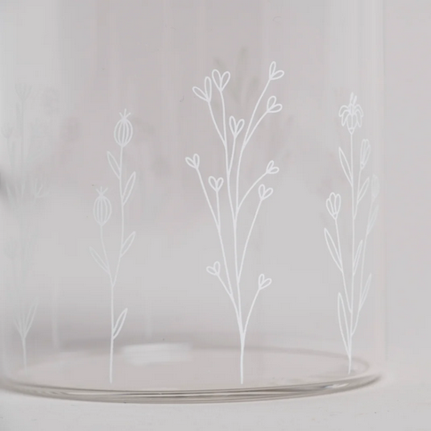 Mini Vorratsglas Blumenwiese 9cm