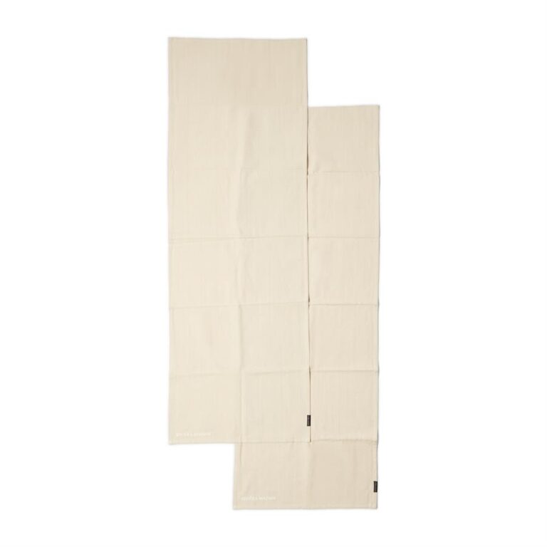 Table Runner flax 2 pcs 150x50  Tischläufer 2er Set