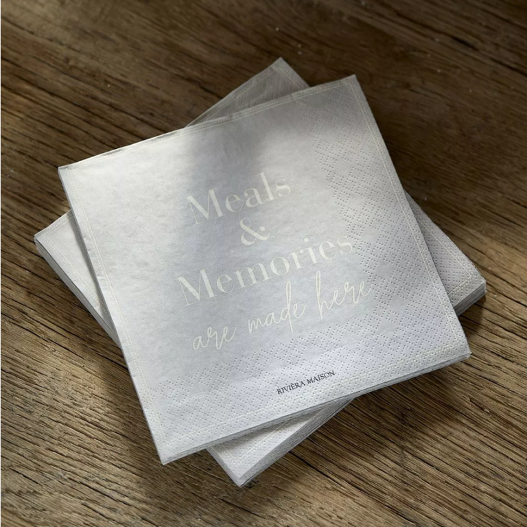 Servietten Meals & Memories