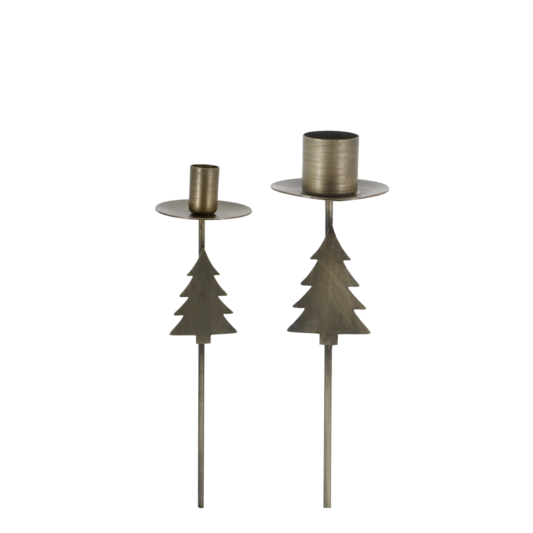 Spieß mit Weihnachtbäumen Set von 2