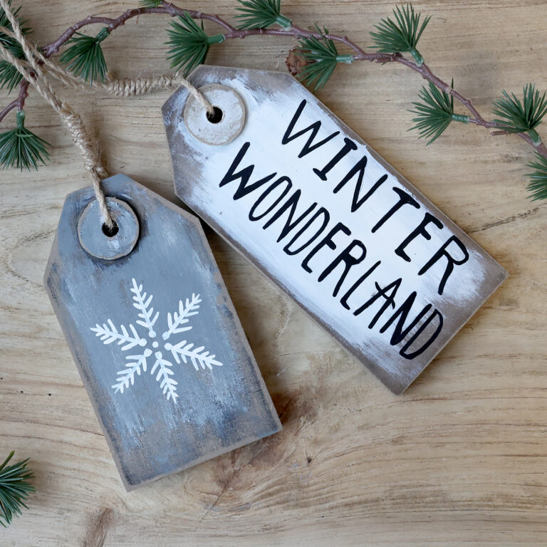 Vintage Schild zum Aufhängen Set von 2