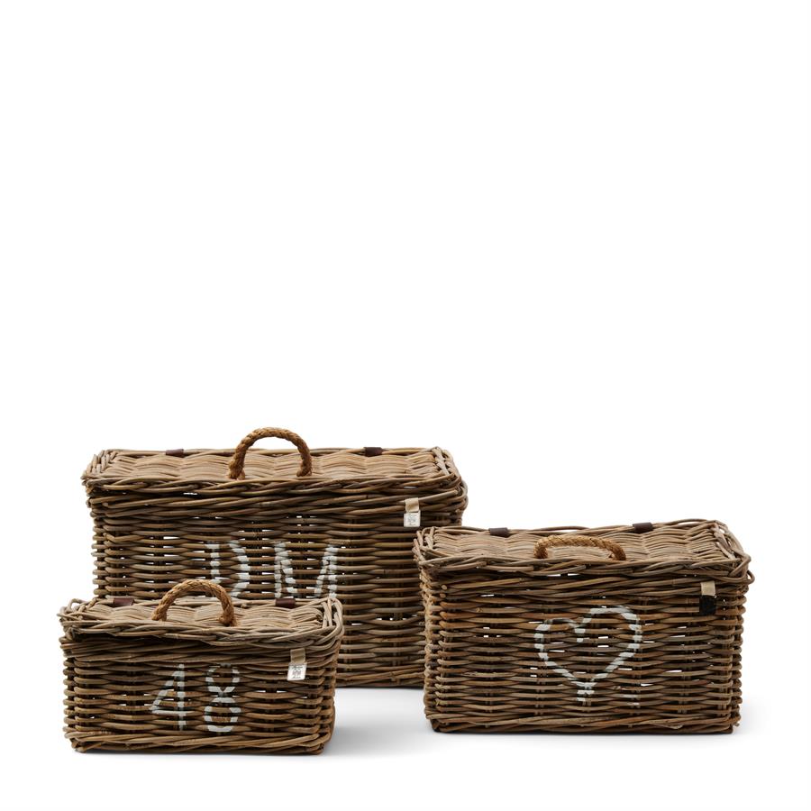 Rustic Rattan RR Classic Basket Set of 3 pieces