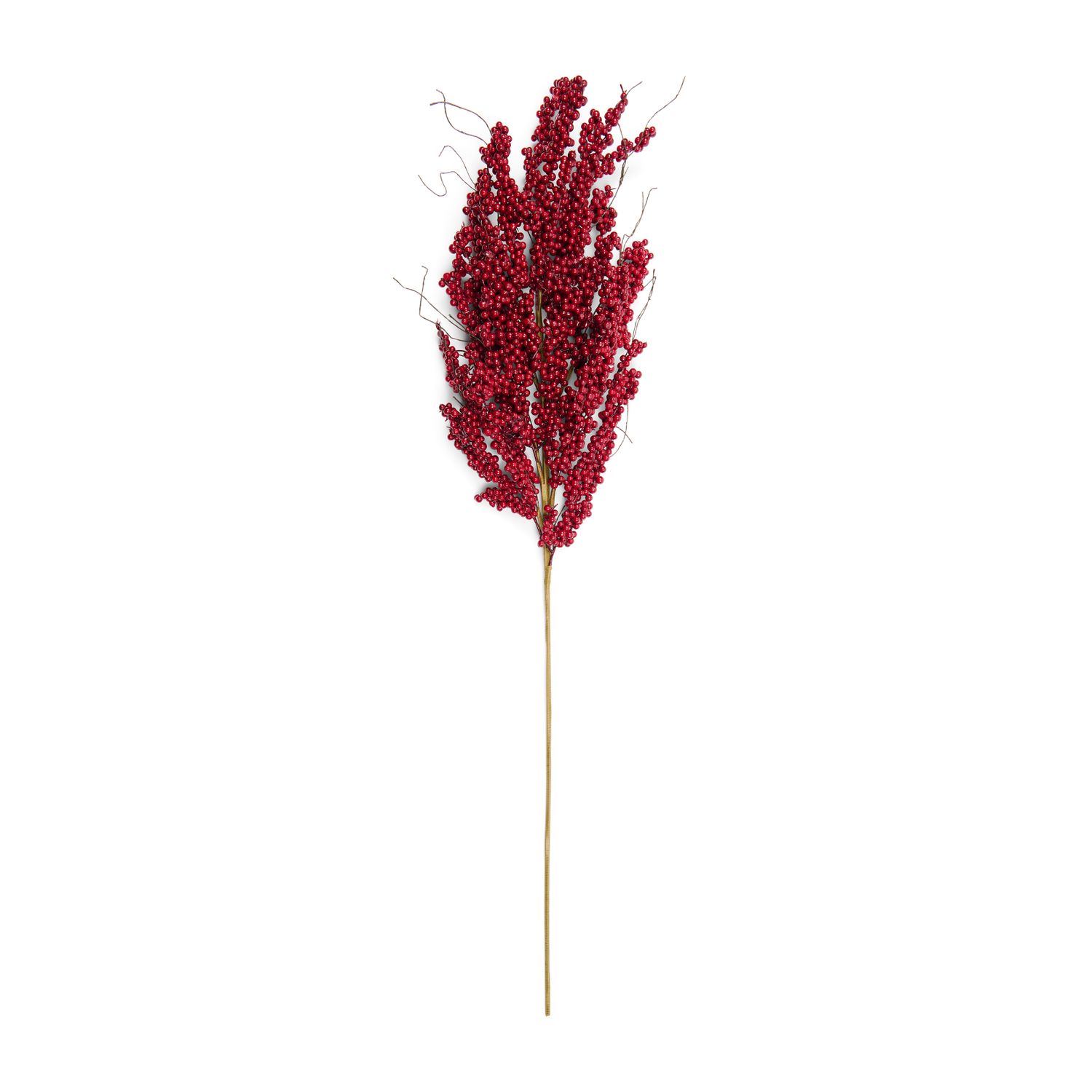 Christmas Berry Branch Red