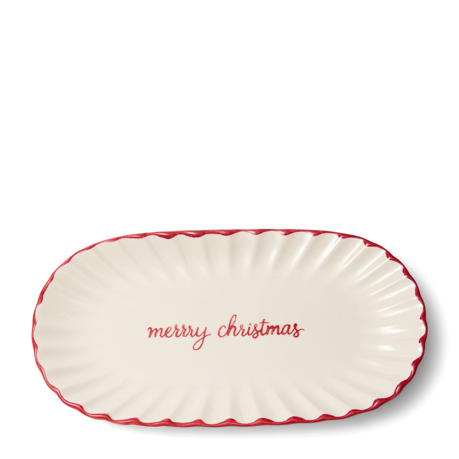 Merry Christmas Serving Plate