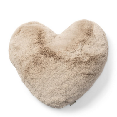 Heather Alba Heart Faux Fur Box Pillow Heather Alba Herz-Boxkissen aus Kunstfell
